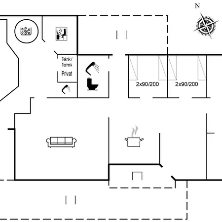 Jorinde - 1km From The Sea By Interhome Humble